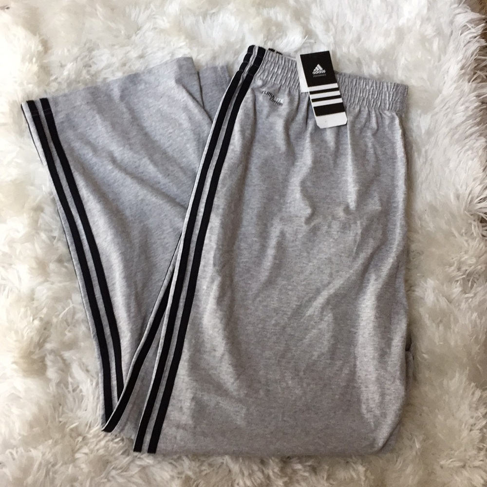 Adidas Plus Size Gray Track Pants Size 2X NWT